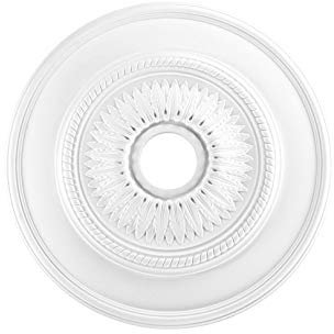 1 Rosetta Stucco Rosette Decorative Decorazione Rosetta da Soffitto Parete Antiurto Ø60cm, R139