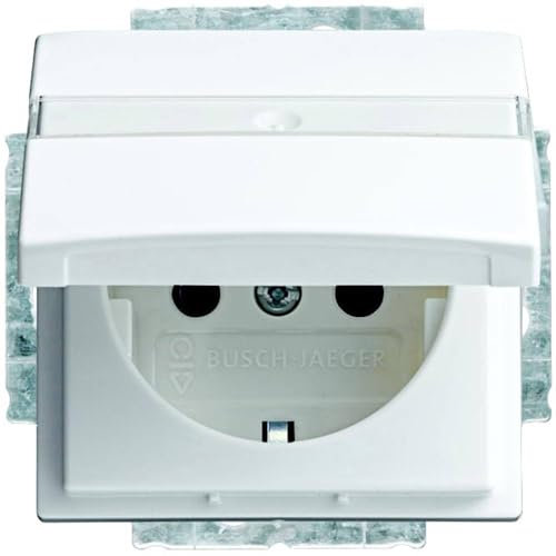 Busch-Jaeger 459878 SCHUKO Steckdosen-Einsatz 20 EUK-914 alpinweiß Busch-balance SI Steckdose 4011395191248