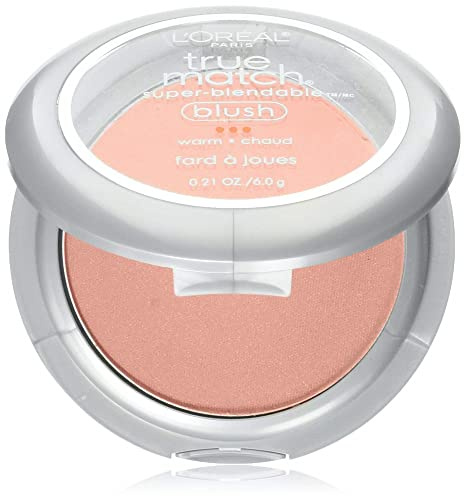L'Oréal Paris True Match Super-Blendable Blush, Precious Peach, 0.21 oz.