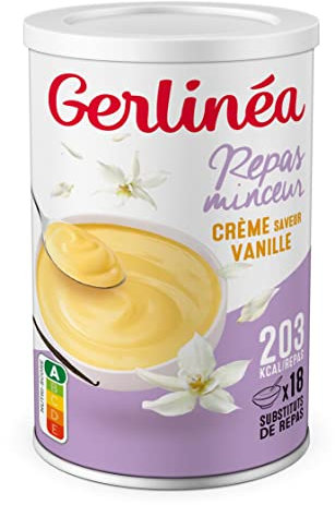 Gerlinéa - Crème Repas Minceur - Substitut de Repas Complet et Rapide - Saveur : Vanille - 540 g(L'emballage peut varier)