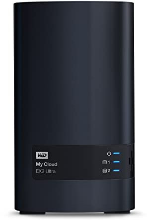 WD My Cloud EX2 Ultra 12 TB Netzwerkspeicher für Backups ( HDD, ortsunabhängig, zentrale Netzwerk-Backups, Datensicherheit, My Cloud OS 5, flüssiges Streaming)