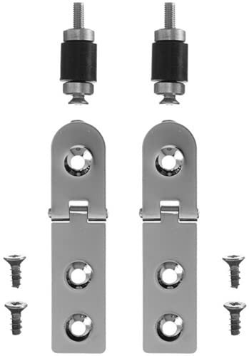 Duravit Scharnierpaar Urinaldeckel Fizz, chrom, 0061231000
