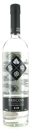Brecon Botanicals Gin, 43% ABV, 70cl. Award Winning Welsh Gin. Small Batch