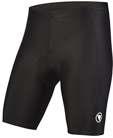 Endura Herren Gepolsterte 6-Panel-Fahrradshorts | Lycra mit antibakterieller Polsterung Shorts, Schwarz, M