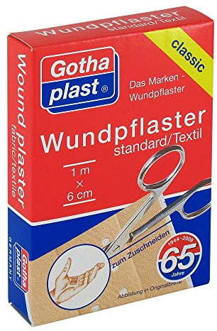 GOTHAPLAST Wundpfl.stand. 6 cmx1 m geschnitten 1 St