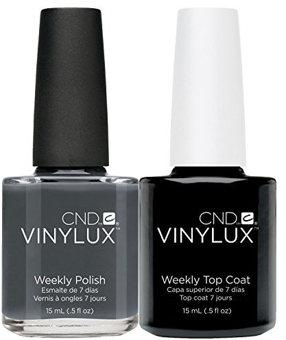 CND Vinylux Asphalt plus Top Coat 15 ml, 1er Pack (1 x 30 ml)