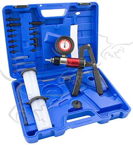 KIT PARA SANGRAR Y PURGAR FRENOS. COMPROBADOR DE PRESIÓN Y VACÍO Sangrador purgador