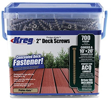 KREG EUROPE GMBH BKL00092 Vis terrasse KREG Protec-Kote-L.51 mm-700 pièces-SDK-C2W-700