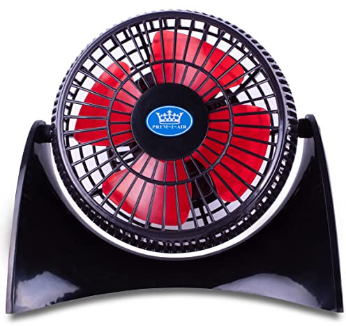 Prem-i-air Deluxe Retro 5 USB Cooling Desk Table Fan For Use in the Home, Office or Bedroom With Lead