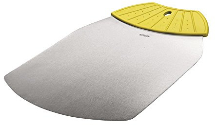 Ibili 781700 - Spatola per torte e pizze, rettangolare, in acciaio INOX, 37 x 25 cm