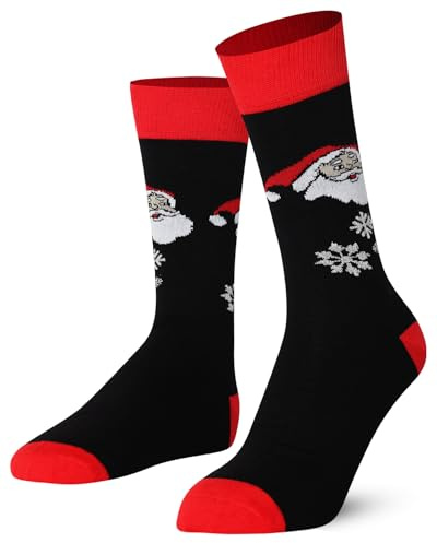 Mysocks Unisex julstrumpor, finaste kammad bomull, handlänkad tå, perfekt julklapp