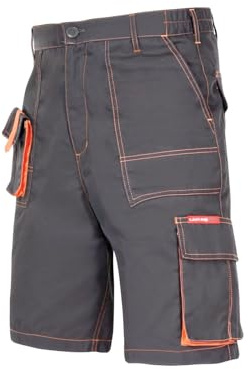 Lahti PRO LPAS1XL - Pantaloni corti da lavoro, estivi, in grafite EN ISO 13688, taglia XL/56, grigio scuro