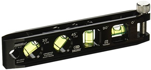 Johnson Level & Tool 1411-0600 Magnetic Billet Torpedo Level, 6, Black, 1 Level
