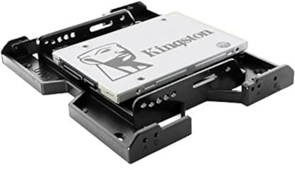 axGear 2.5/3.5 to 5.25 Drive Bay Computer Case Adapter HDD Mounting Bracket SSD