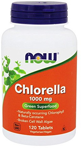NOW Foods - Chlorella 1 000 mg. - 120 tabletter