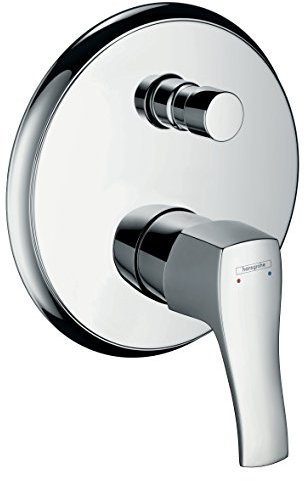 hansgrohe Metris Classic Unterputz Wannenarmatur, für 2 Funktionen, Chrom
