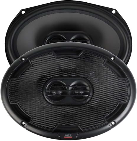 MTX Audio THUNDER693 Thunder Coaxial Speakers - Set of 2, 6x9 Inch 3-Way