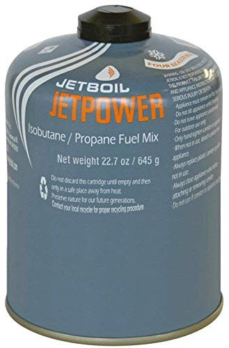 Jetboil Jetpower Fuel Gas Cartridge 450 g, Grey, One Size, JETPWR-450-EU