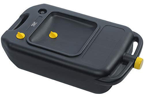 Heytec Heyco 02010001000 Auffangwanne für flüssige Medien mit Kanister, 10 L