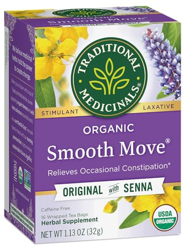 Traditional Blends Tea's-Smooth Move Traditional Medicinals 16 Bag, Net Wt. 1.13 Ounce