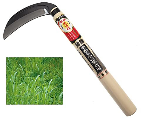 Hoz Manual Japonesa De Acero Inoxidable Cosechar Verduras Hortalizas Vegetales Podar Cortar Hierba Deshierbe Jardín Jardinería Herramienta Hecha en Japón