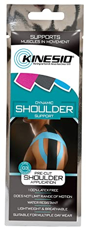 Kinesio Tape - Pre-Cut Shoulder Support - Optimized Athletic Tape Strips