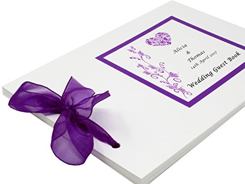 Personalised Handmade Wedding Guest book