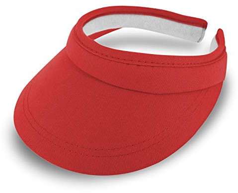 fiebig Visera | Clipvisor en talla única unisex | Gorra en muchos colores hecha de 100% algodón | Gorra de verano con forro interior de tela de rizo | Protección solar para la playa
