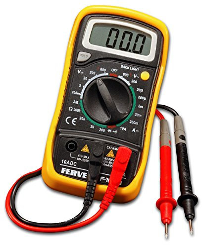 Ferve F-1830 Multímetro Digital de 3 1/2 dígitos