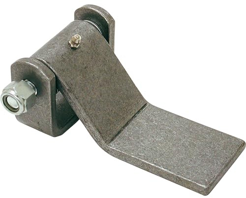 Buyers Products B2426FSLL Long Leaf Formed Door Hinges, Heavy Duty Gate Hinge Strap, Silver