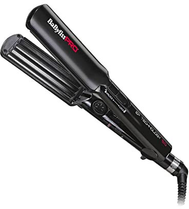 BaByliss Pro BAB2658EPCE Plancha para frizar 38mm, color negro