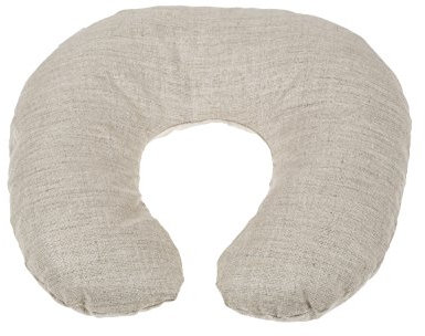 Handelsturm Nackenhörnchen mit Füllung aus Buchweizenspelz U-förmiges Kissen Nackenkissen für die Reise Buchweizen Nackenstützkissen mit abnehmbarem Bezug Leinen