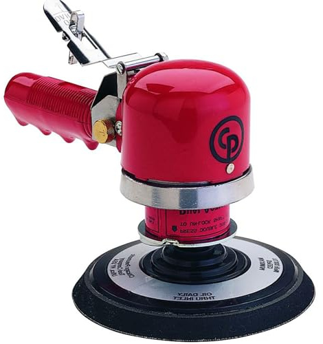 Chicago Pneumatic CP870 Dual Action Air Sander, Red, 150mm / 6