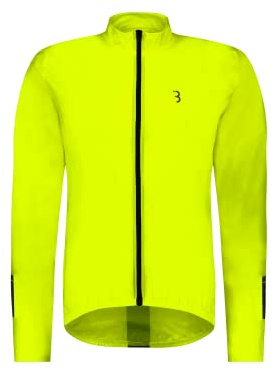 BBB Cycling fahrrad jacke, leicht, wasserabweisend und windabweisend, für Mountainbike, Rennrad und Urban Biking - für Damen, Herren, Kinder - BBW-148, Gelb (Neon Yellow), M