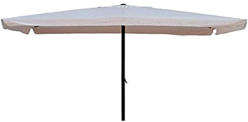 Linea Garden Friend O850004, Ombrellone 2x3 mt x 2,4 h mt Rettangolare Struttura in acciaio Con manovella Copertura in poliestere 160 gr/m² colore bianco