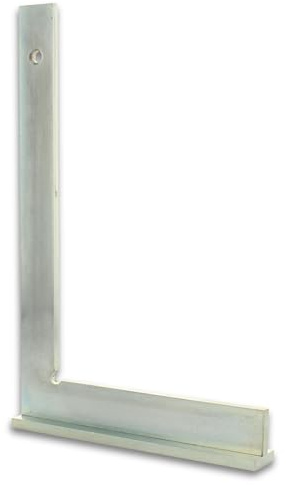 Hedue® équerre de mécanicien avec butée - équerre de mécanicien grande en acier galvanisé, angle droit de 90 degrés outil 1000 x 500 mm