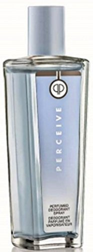 1a AVON 12450 parfümiertes Deodorant-Spray PERCEIVE --- 75 ml --- Parfümiertes Deo Körperspray --- eleganter Glasflakon