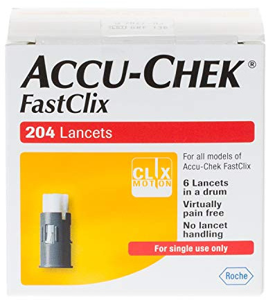 Accu-chek Fastclix Lancets x 204 by Abbott