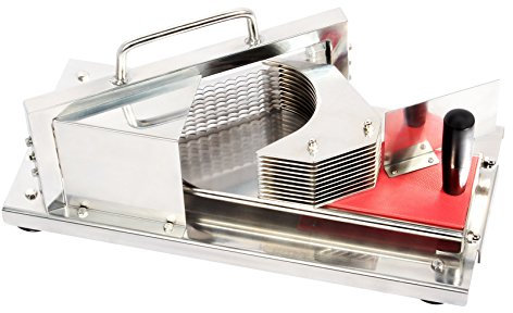 RICOO Trancheur de tomates en RGS102 acier ino x ydable Coupe fruits et légumes Déchiqueteur professionnel Tranchoir Machine à couper manuelle