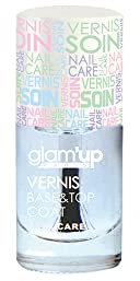 Glam'Up Paris - Vernis Soins des Ongles - Longue Tenue - Application Facile - Texture Gélifiée - Séchage Rapide - Tous Type d'Ongles - N°302 - Top Coat et Base