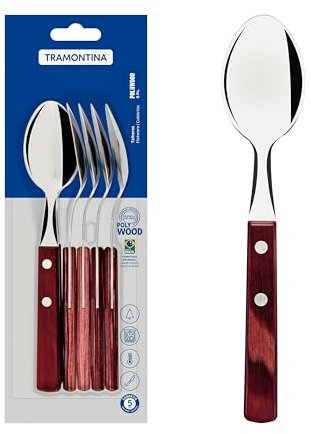 Tramontina - Set Blister Cucchiaini da tè - 6 pz - Polywood