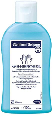 Hartmann Sterillium® Gel pure Hände-Desinfektionsgel, Desinfektion, 85% Ethanol, 100 ml