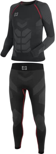 WÜRTH MODYF Thermo Unterwäsche Set Basic schwarz rot - Größe XXL