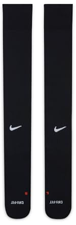 Nike Unisex Knee High Classic Football Dri Fit Fu ballsocken, Schwarz (Black/Weiß), XS EU