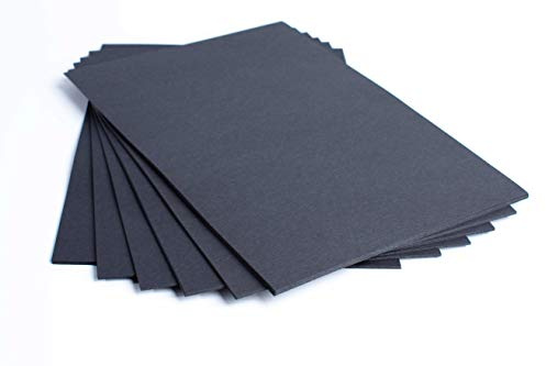 House of Card & Paper A3 160 GSM Card - Black, Pack of 50 Sheets HCP344