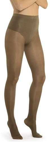 SOLIDEA Women's Tights Naomi 140 Graduated Compression 18/21 mmHg, Camel, UK 20