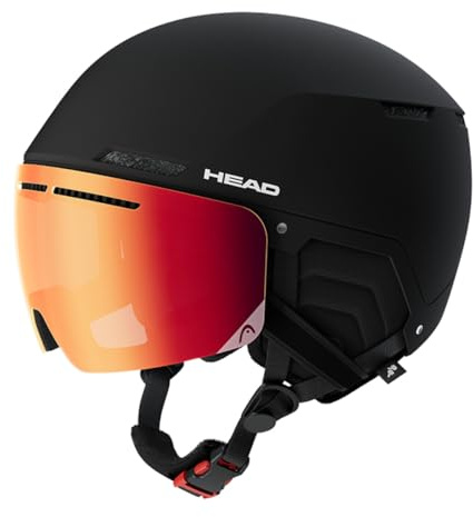 HEAD Unisex vuxen Cinema Pro skid- och snowboardhjälmar, svart
