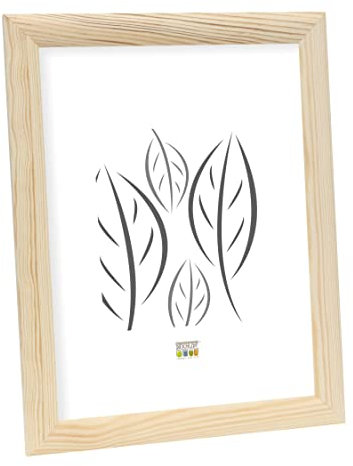 Promo Ideal Cornici In Legno, Molte Dimensioni e Colori, Cornice Foto - 20x30, Naturale
