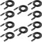 Neewer 10er-Pack 6.5 Fuß / 2 Meter DMX Bühnne Licht Kabel Drähte mit 3-Pin Signal XLR-Stecker auf Buchse Anschluss für sich bewegende Hauptleuchte Par-Licht-Scheinwerfer mit XLR-Eingang und Ausgang