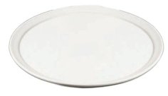 American Metalcraft, CERAM12, Round Ceramic Pizza Tray, 12 x 11.95 x 0.9, White